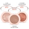GOLDEN ROSE Nude Look Pearl Baked Eyeshadow 2.5g - 02 Rosy Bronze